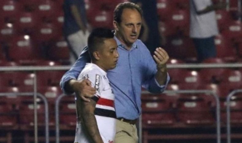 Christian Cueva: Sao Paulo vs. Ponte Preta por el Brasileirao
